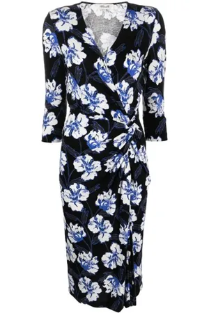 Diane von Furstenberg Kleedjes, Dames, Veelkleurig, L, Stijlvolle Jurken voor elke gelegenheid