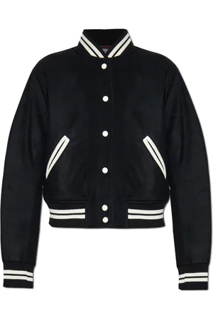 OFFICINE GENERALE Jassen, Dames, Zwart, XS, Wol, Wollen jas