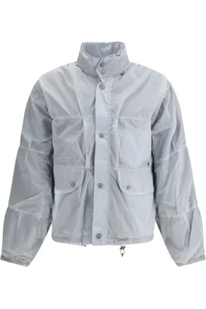 OUR LEGACY Jassen, Heren, Blauw, XL, Katoen, Exhale Puffa Lichtgewicht Waterafstotende Jas