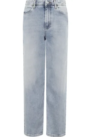 DEPARTMENT FIVE Jeans, Dames, Blauw, W25, Katoen, Blauwe Wortel Rits Jeans