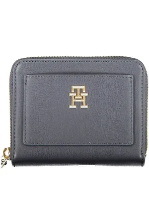 Tommy Hilfiger Accessoires, Dames, Blauw, ONE Size, Polyethyleen Portemonnee met Rits