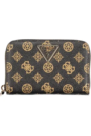 Guess Accessoires, Dames, Bruin, ONE Size, Bruine Portemonnee met Muntvak