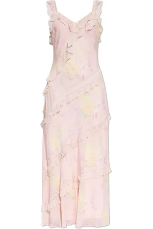 LOVESHACKFANCY Kleedjes, Dames, Roze, L, Jurk Radiance