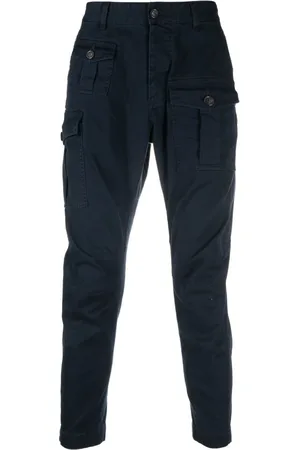 Dsquared2 Broeken, Heren, Zwart, S, Slim-Cut Cargo Broek