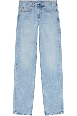 Diesel Jeans, Heren, Blauw, W31 L32, Denim, Denim Macro Broek