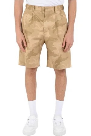TAGLIATORE Korte broeken, Heren, , M, Katoen, Bermuda camo van katoen