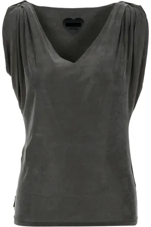 RRD Tops, Dames, Groen, M, Mouwloze V-hals Technische Tops