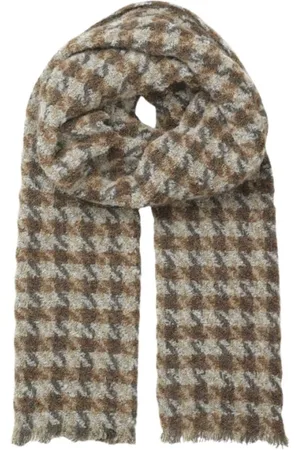 Samsøe Samsøe Accessoires, unisex, , ONE Size, , Bruin en Grijs Sjaal