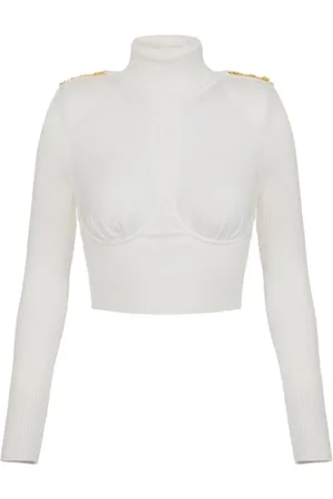 Elisabetta Franchi Truien, Dames, Grijs, M, Stijlvolle Sweaters voor een Chic Look