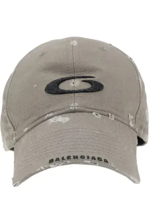 Balenciaga Accessoires, Heren, Grijs, S, Urban Baseball Hat met iconisch logo