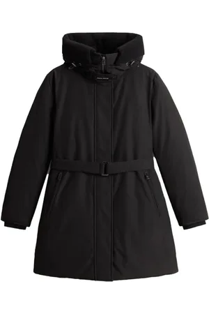 Woolrich Mantels, Dames, Zwart, S, Stijlvolle jassen voor elke gelegenheid