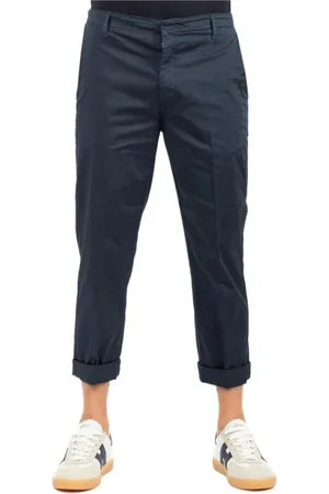 Dondup Broeken, Heren, Blauw, W34, Stijlvolle Herenbroeken