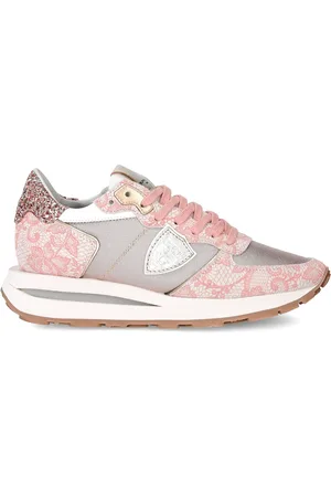 Philippe model Schoenen, Dames, Veelkleurig, 39 EU, Leer, Sneakers Tropez Haute Running