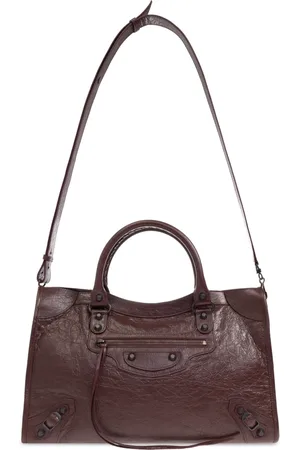Balenciaga Tassen, Dames, Rood, ONE Size, Leer, Handtas Le City Medium