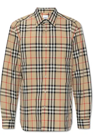 Burberry Overhemden, Heren, , L, Katoen, Overhemd met Nova Check patroon