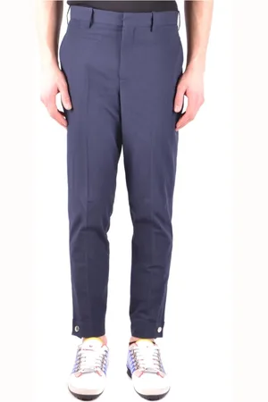 Neil Barrett Broeken, Heren, Blauw, L, Stijlvolle broeken voor mannen