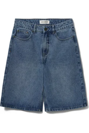 Sofie Schnoor Korte broeken, Dames, Blauw, XS, Denim, Denim Blauwe Shorts & Knickers