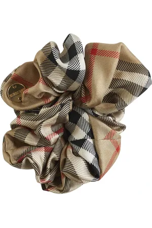 Burberry Accessoires, Dames, , ONE Size, Zijden Ruitmotief Accessoires