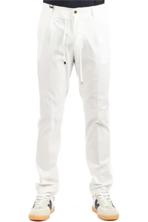Berwich Broeken, Heren, Wit, XL, Stijlvolle Herenbroek
