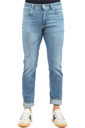 Siviglia Jeans, Heren, Blauw, W31, Wijde Pijp Jeans