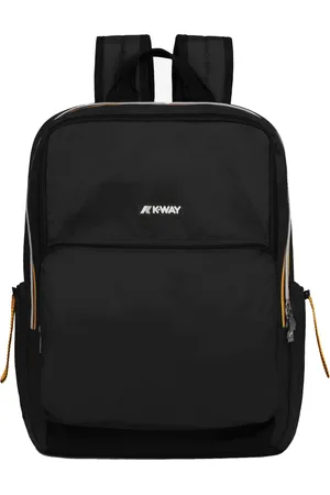 K-Way Tassen, unisex, Zwart, ONE Size, Nylon, Stijlvolle Rugzak met Gizy Detail