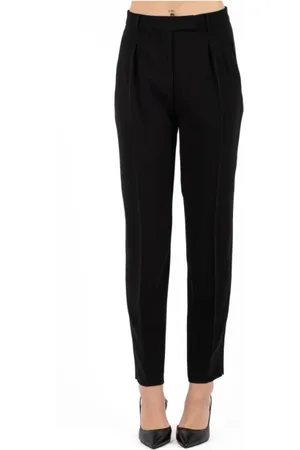 Max Mara Broeken, Dames, Zwart, XS, Elegante Studio Broek