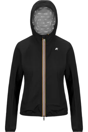 K-Way Jassen, Dames, Zwart, XL, Stretch Dot Jas Lily Stijl