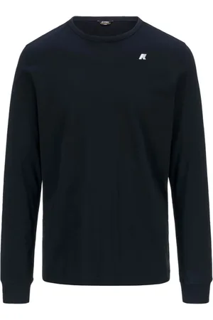 K-Way Tops, Heren, Blauw, S, Katoen, Perzik Gebreide Kleding Elmer JS