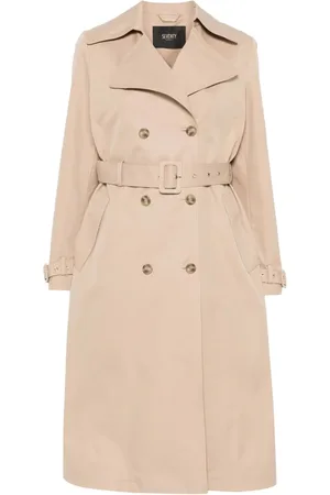 SEVENTY BY SERGIO TEGON Mantels, Dames, , S, Katoen, Dubbelborst Trenchcoat