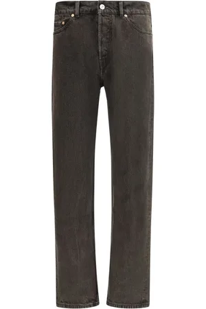 OUR LEGACY Jeans, Heren, Grijs, W31, Minimalistische Straight Fit Jeans