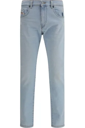 Diesel Jeans, Heren, Blauw, W33, Katoen, Vintage Slim Leg Jeans
