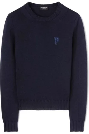 Dondup Truien, Dames, Blauw, M, Stijlvolle Sweaters voor een Chic Look