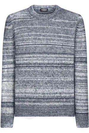 Dondup Truien, Heren, Blauw, XL, Stijlvolle Sweaters voor een chique uitstraling