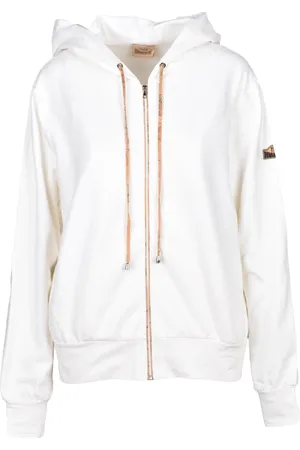 ALVIERO MARTINI 1A CLASSE Sweatshirts & Hoodies, Dames, Wit, M, Katoen, Sweatshirt