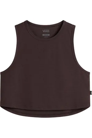 Vans Tops, Dames, Bruin, M, Katoen, Outline Hybrid Tank Top