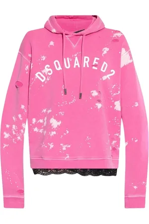 Dsquared2 Sweatshirts & Hoodies, Dames, Roze, S, Stijlvolle Sweatshirts en Hoodies
