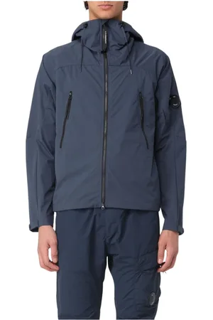 C.P. Company Jassen, Heren, Blauw, M, Blauwe Jassen voor Mannen