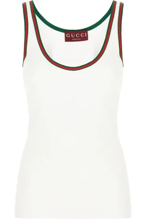 Gucci Tops, Dames, Wit, S, Katoen, Casual Katoenen T-Shirt voor Mannen