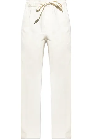 Lanvin Broeken, Heren, , S, Katoen, Wijde katoenen broek