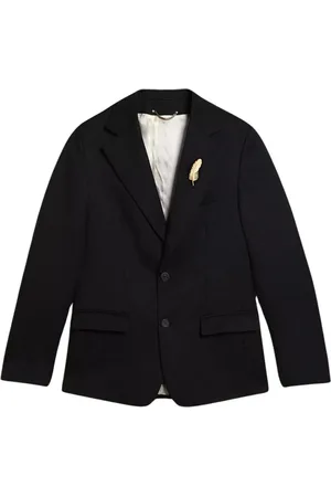 Golden Goose Jassen, Heren, Blauw, L, Katoen, Single-Breasted Blazer