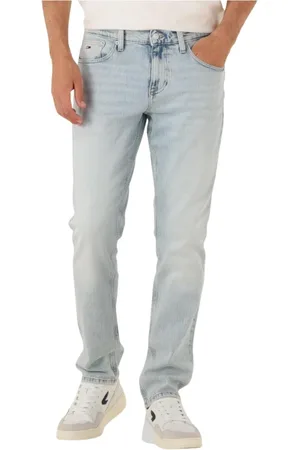 Tommy Hilfiger Jeans, Heren, Blauw, W36 L34, Slim Fit Blauwe Jeans voor Heren