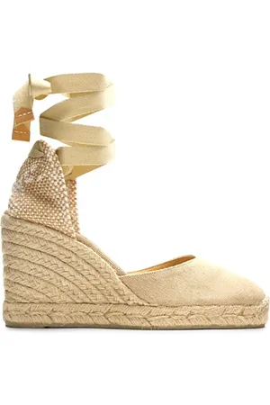 Castaner Schoenen, Dames, , 40 EU, Katoen, Stijlvolle Sleehak Sandalen voor Vrouwen