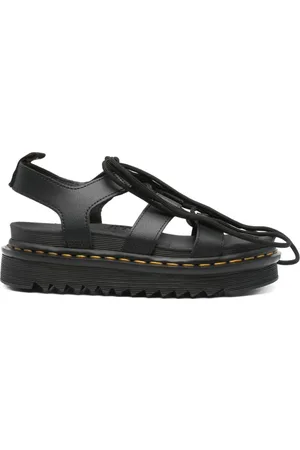 Dr. Martens Schoenen, Dames, Zwart, 38 EU, Zwarte platte schoenen voor vrouwen