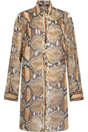 Roberto Cavalli Mantels, Dames, Bruin, S, Damesjurk
