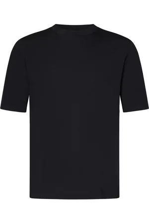 Malo Tops, Heren, Zwart, S, Katoen, Stijlvolle Zwarte T-Shirts & Polos
