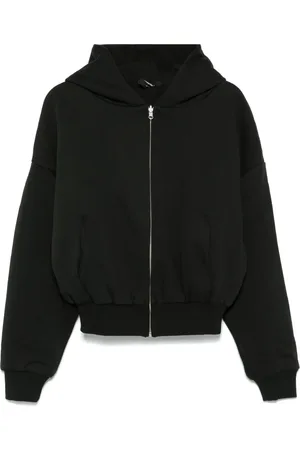 Entire Studios Sweatshirts & Hoodies, Heren, Zwart, L, Soot Thermal Hood voor Ultiem Comfort