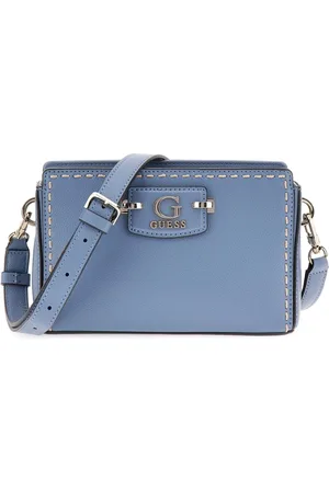 Guess Tassen, Dames, Blauw, ONE Size, Mini Nastra Schoudertas voor Vrouwen