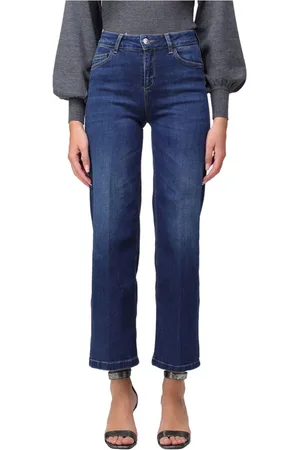 Liu Jo Jeans, Dames, Blauw, W28, Denim, Denimblauwe Jeans voor Dames