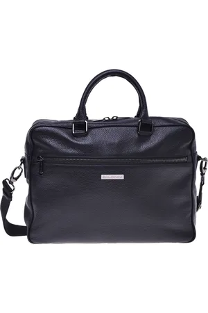 BALDININI Tassen, Heren, Zwart, ONE Size, Professional bag in tumbled leather