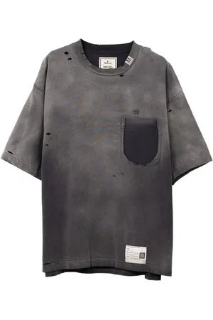 MIHARA YASUHIRO Tops, Heren, Zwart, XS, Zwarte T-shirts en Polos